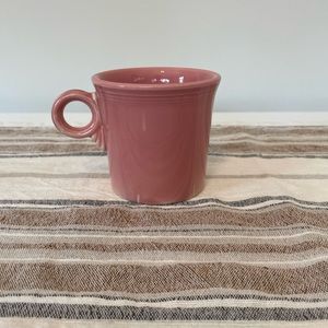Fiestaware 10oz Ring Mug 1985 Vintage Rose